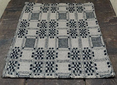 Black/Tan Woven Short Runner - The Fox Decor
